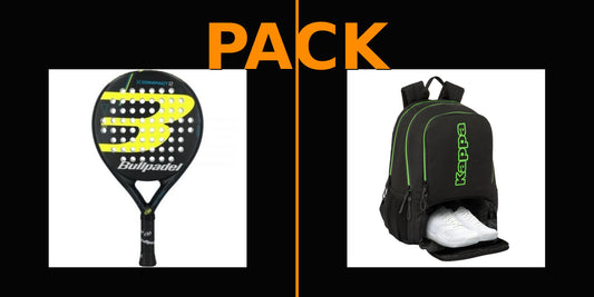 PACK PALA BULLPADEL + MOCHILA PALETERO KAPPA